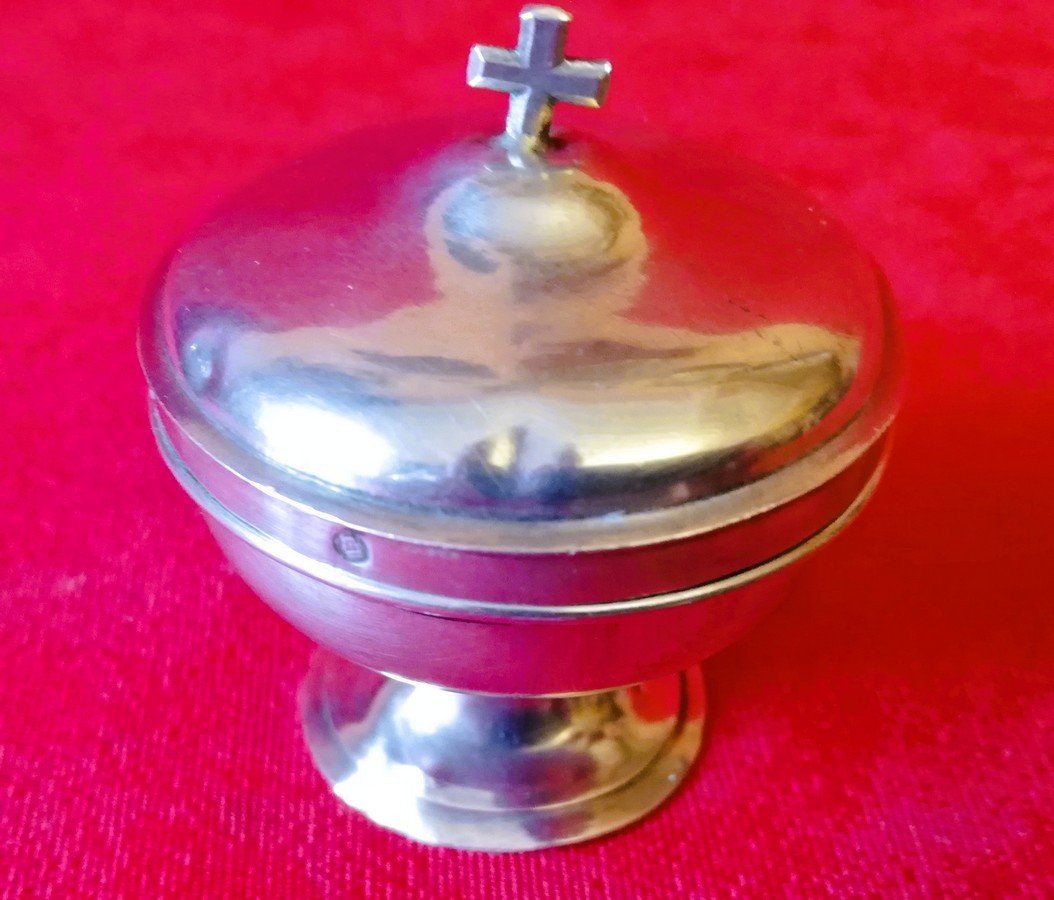 Pièce d'orfèvrerie religieuse époque Empire -photo-5