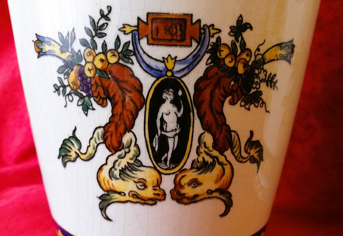 Pair Of Gien Vases-photo-6