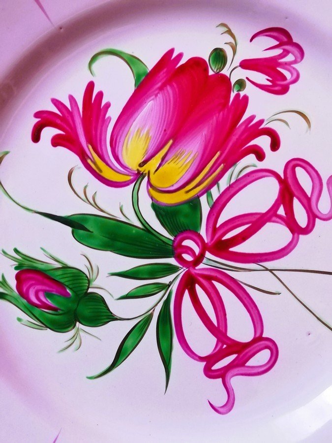 18 assiettes en  faïence les ISLETTES 19ème siècle -photo-3