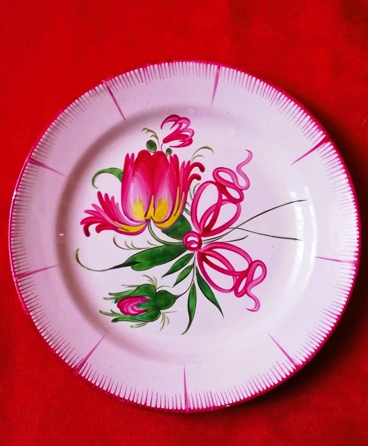 18 assiettes en  faïence les ISLETTES 19ème siècle -photo-4