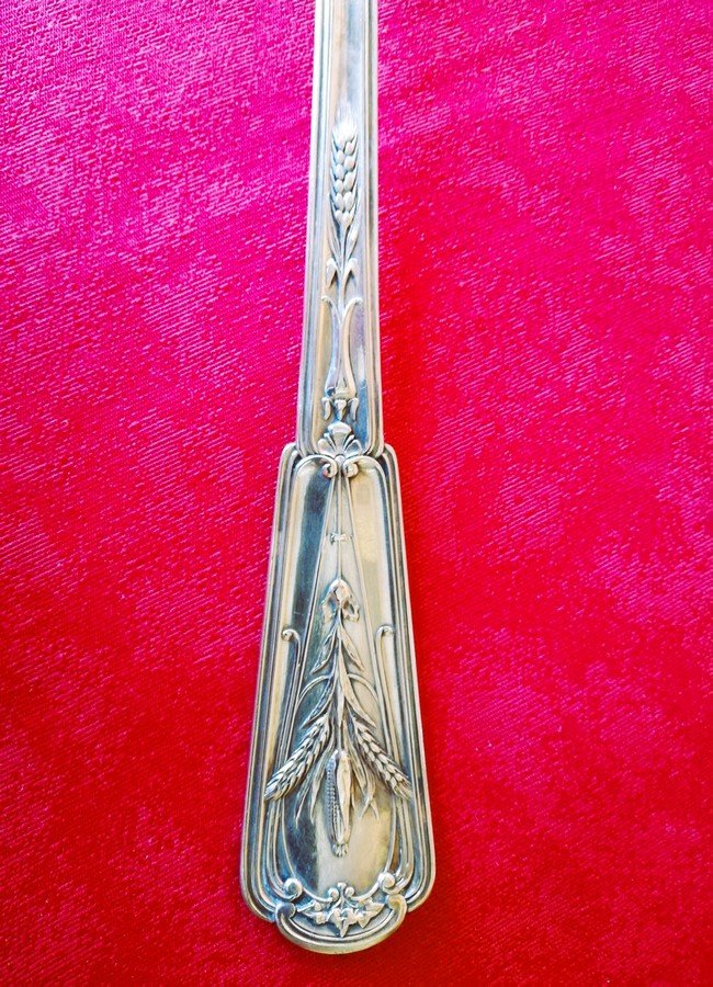 Ménagère en coffret en métal argenté de Christofle-photo-2