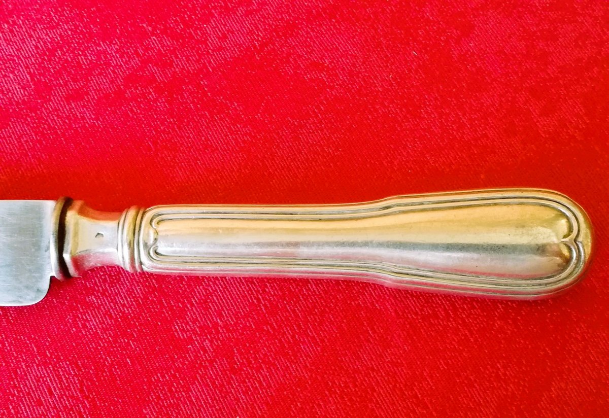 Ménagère en coffret en métal argenté de Christofle-photo-5