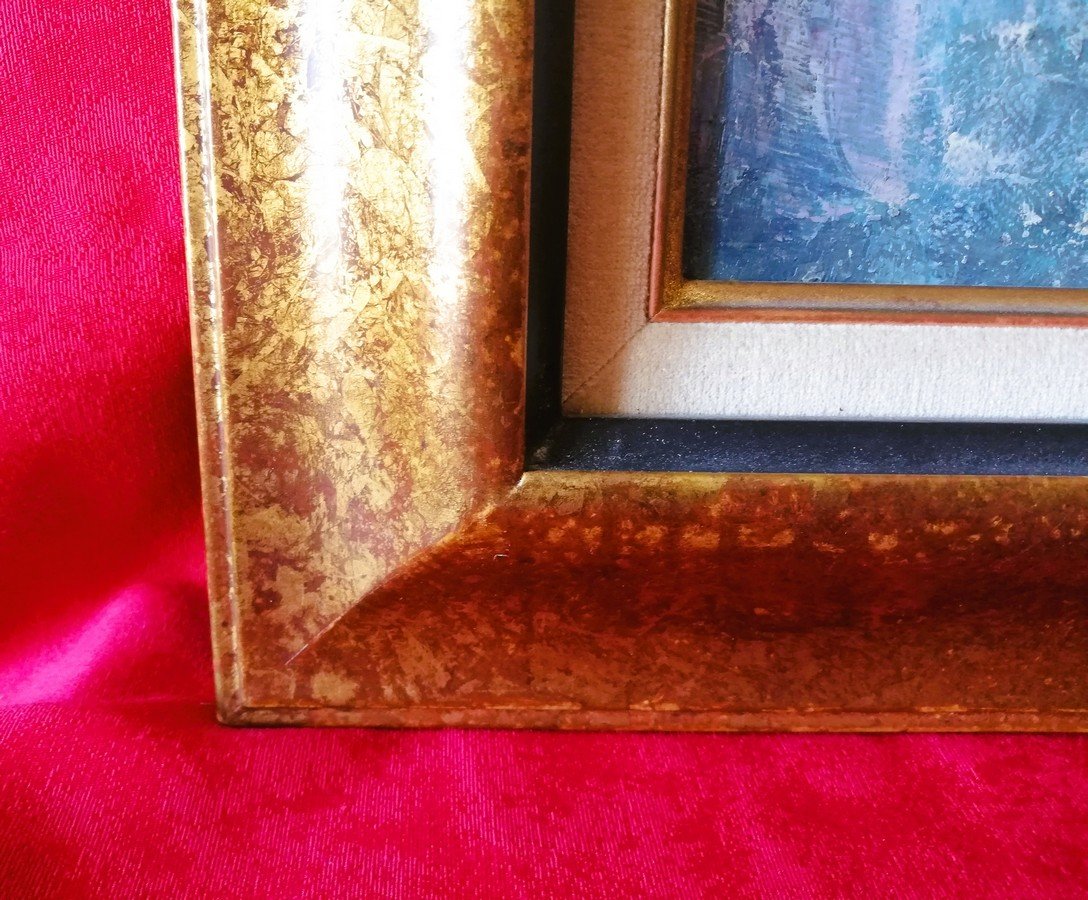 Tableau huile sur toile de E. GOERG -photo-5