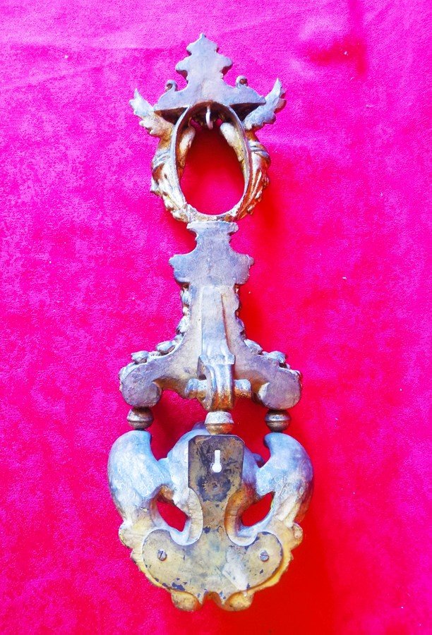 Porte montre en bois doré -photo-2