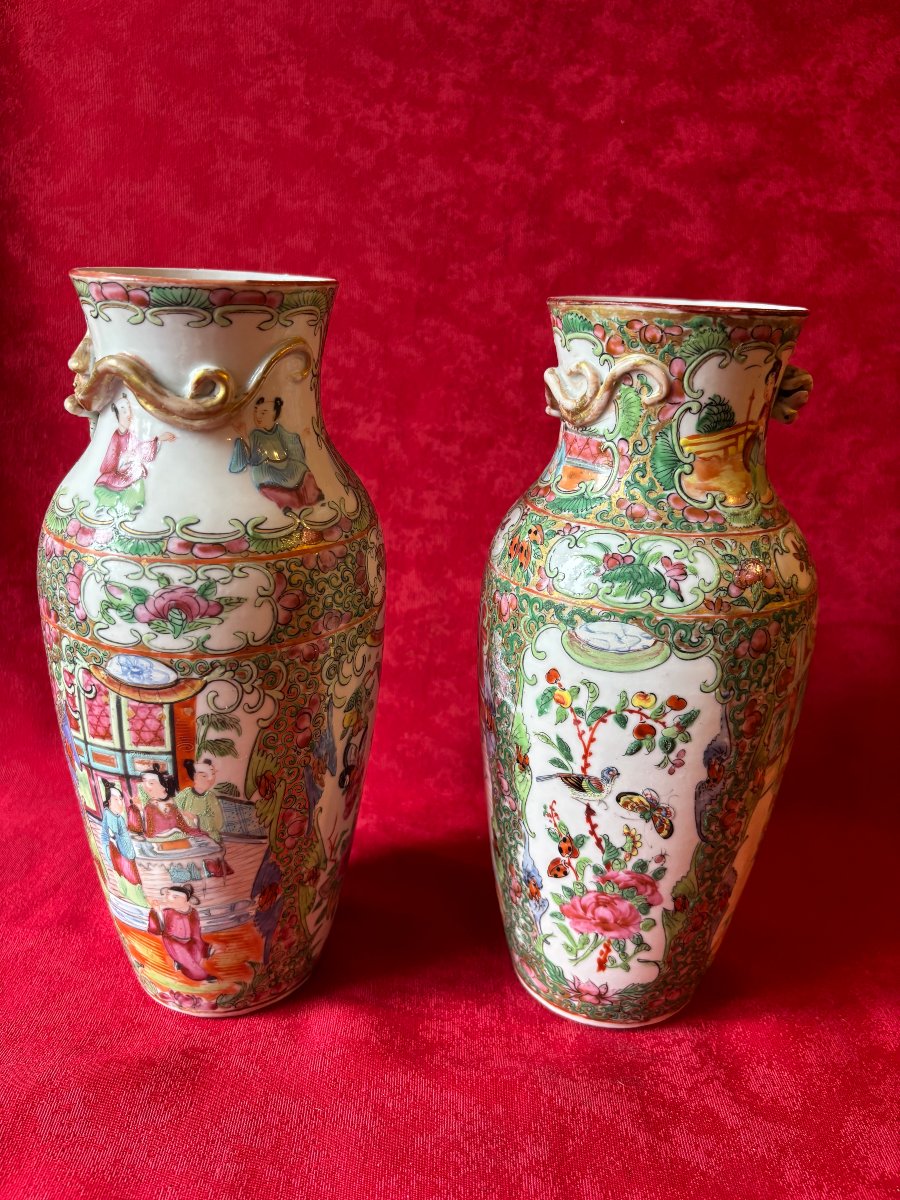 Paire de vases de Canton-photo-2
