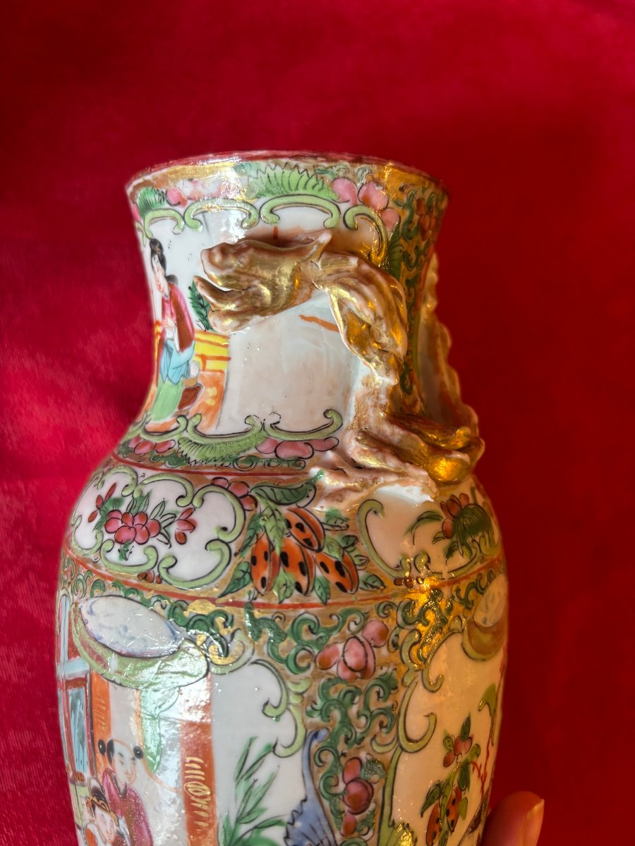 Paire de vases de Canton-photo-8