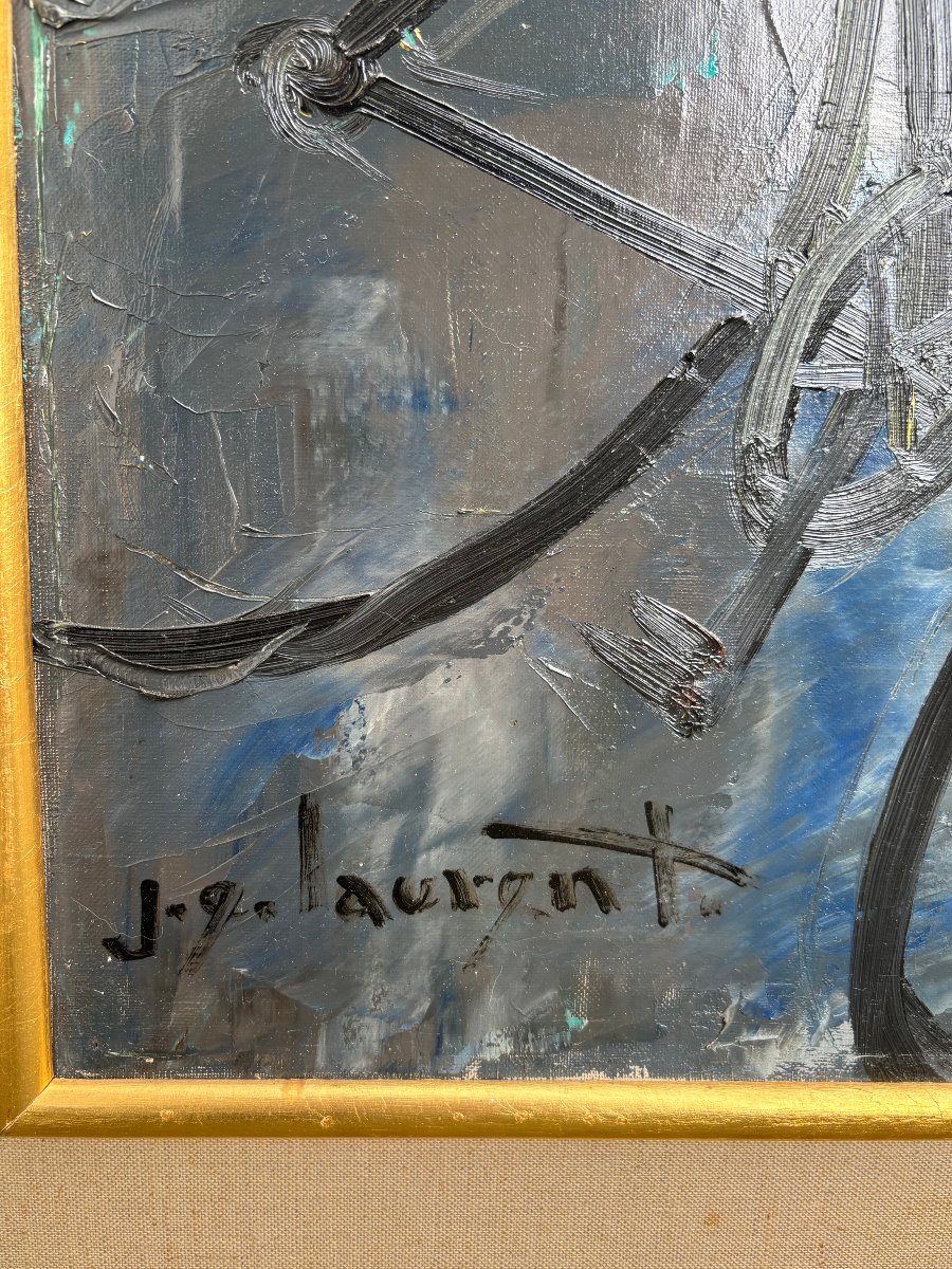 Oil On Canvas By Jean Emile Laurent-photo-2