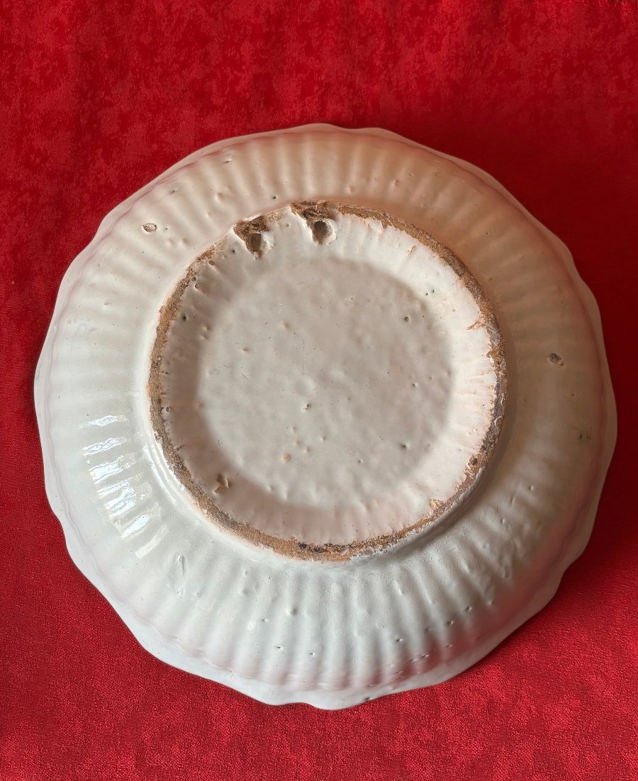 Deep Earthenware Salad Bowl, Late 18th Century-photo-2