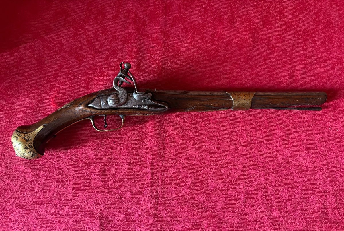 Pistolet à silex 50cm
