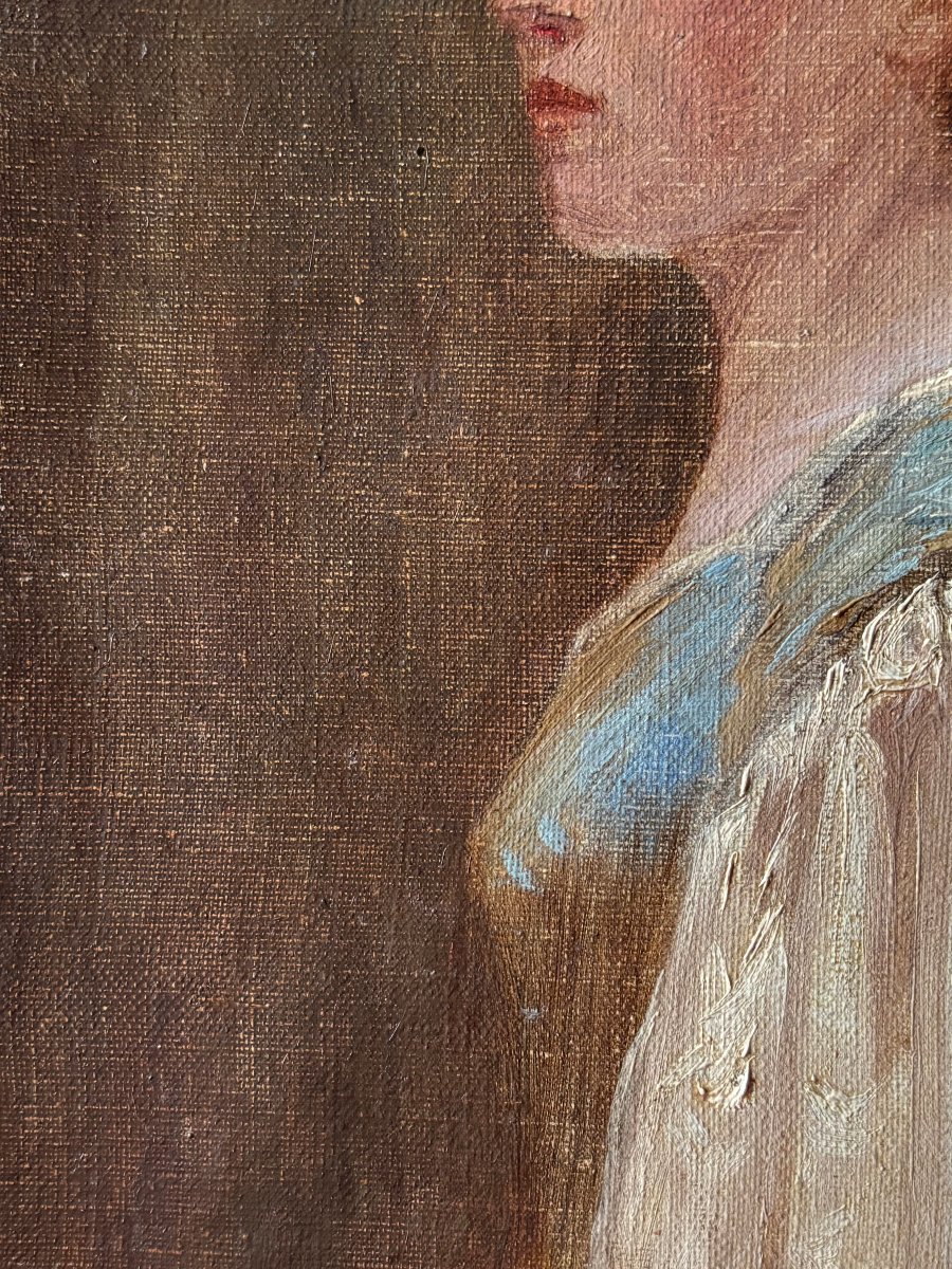 Huile sur toile portrait-photo-1