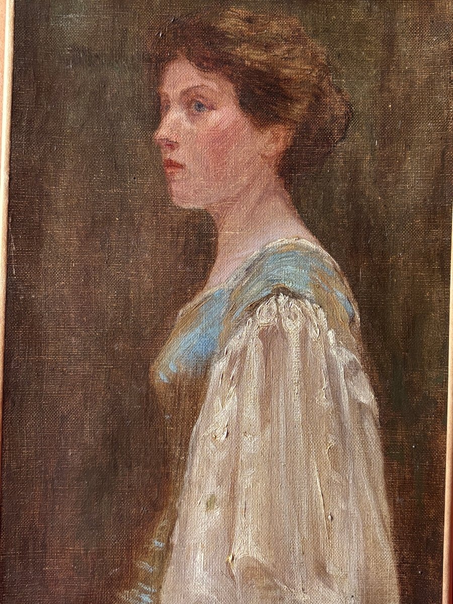 Huile sur toile portrait