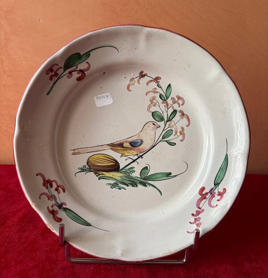 Assiette faïence Est de la France