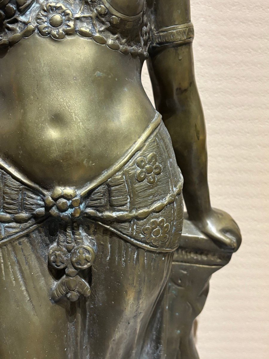 Egyptian Bronze Statue-photo-3