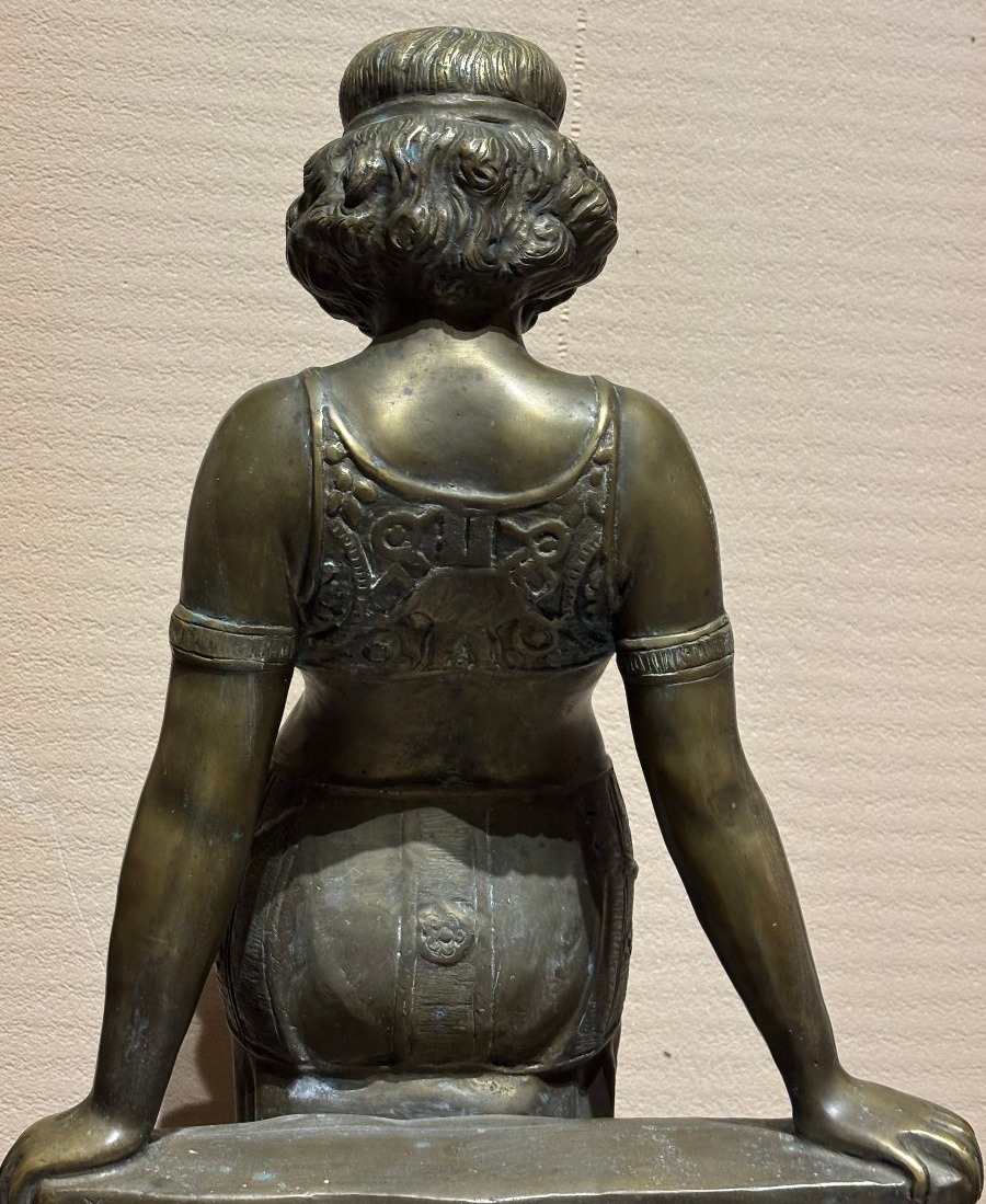 Egyptian Bronze Statue-photo-8