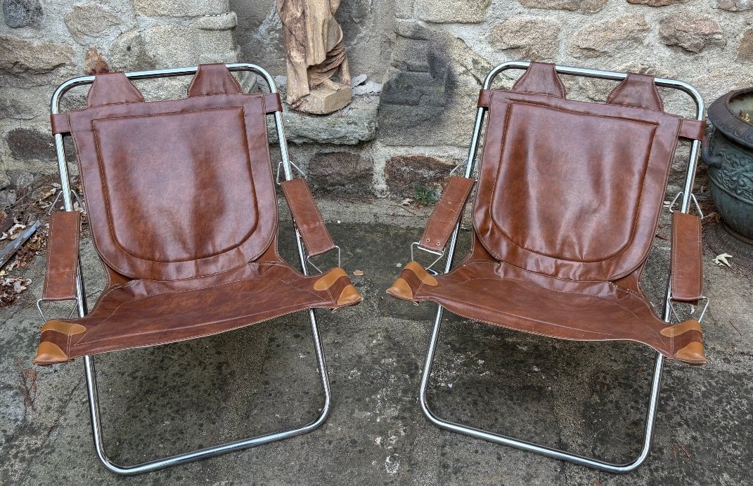 Paire de fauteuils design