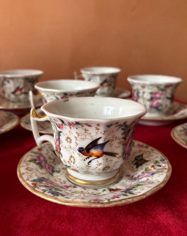 Service en porcelaine de Paris-photo-2