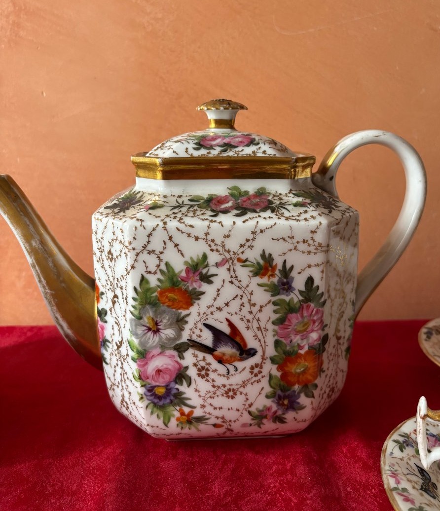 Service en porcelaine de Paris-photo-2