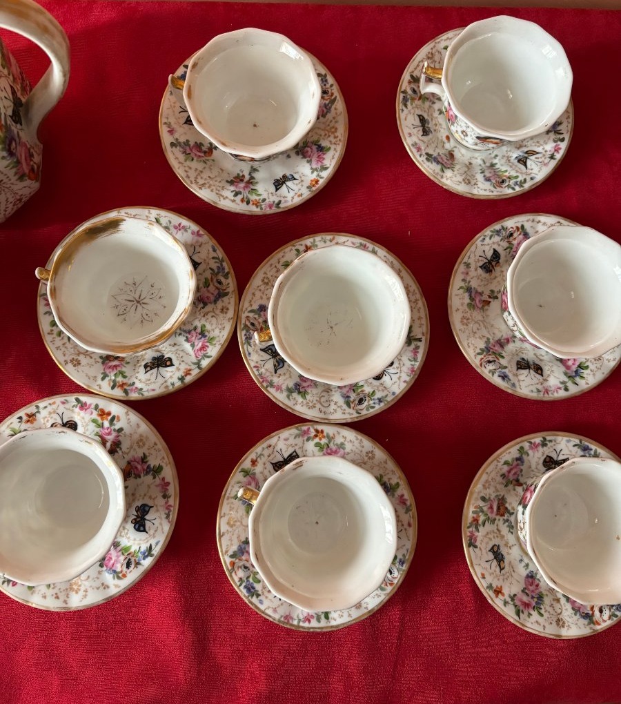 Service en porcelaine de Paris-photo-5