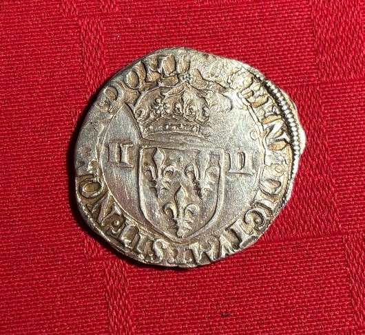 16th-century Silver Quarter-écu-photo-2