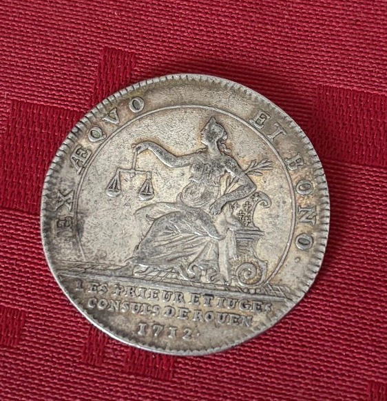 Silver Token From The Reign Of Louis XIV-photo-2