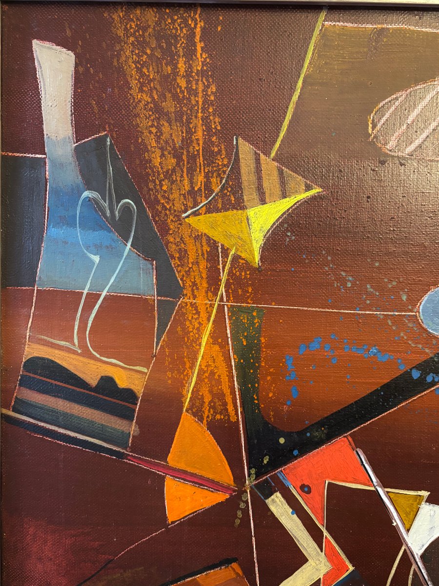 Modern Oil On Canvas-photo-2