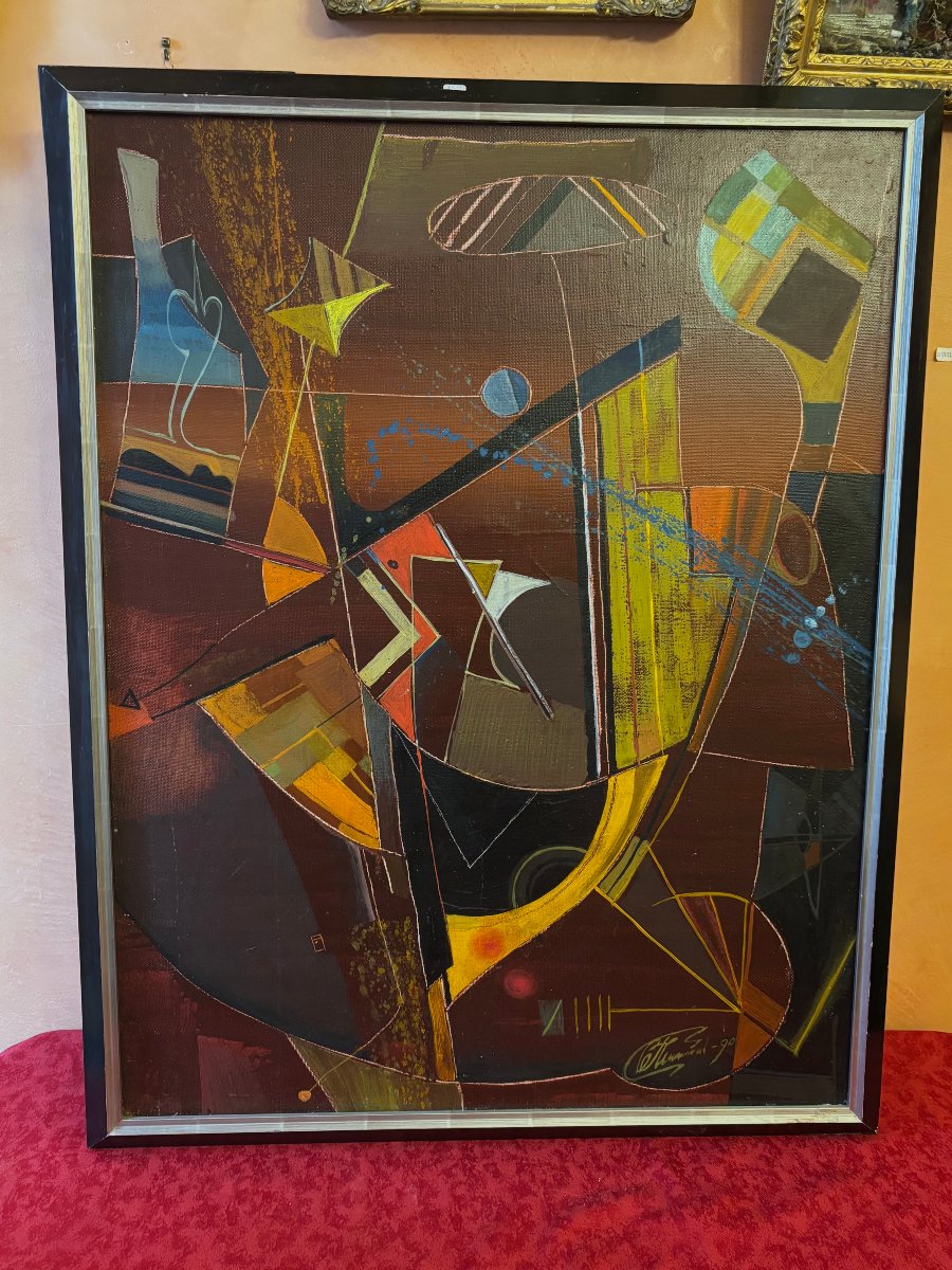 Modern Oil On Canvas