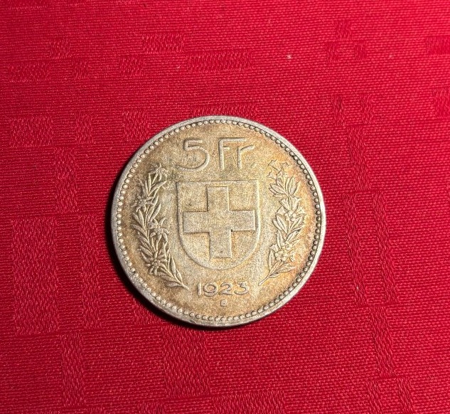 Pièce 5 francs suisse 1923-photo-2