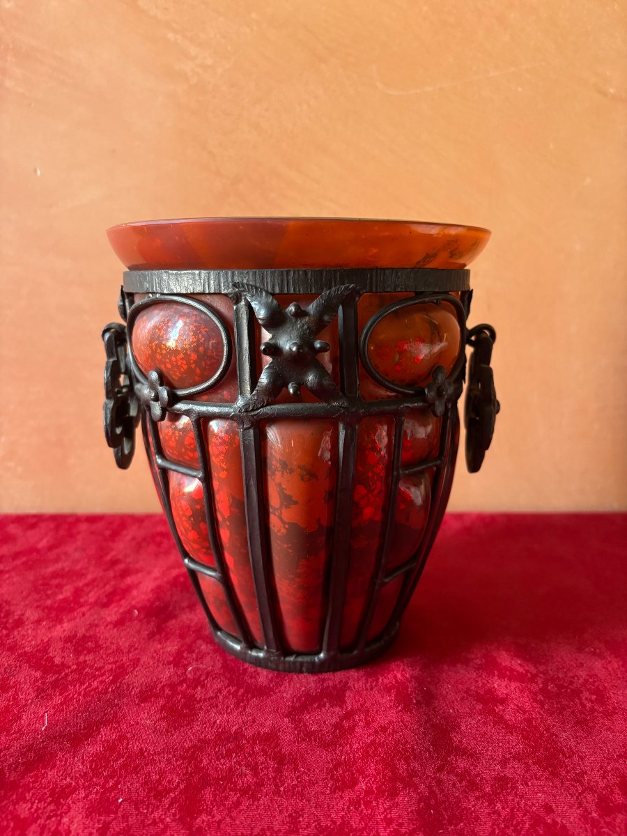 Vase Daum et Majorelle-photo-3