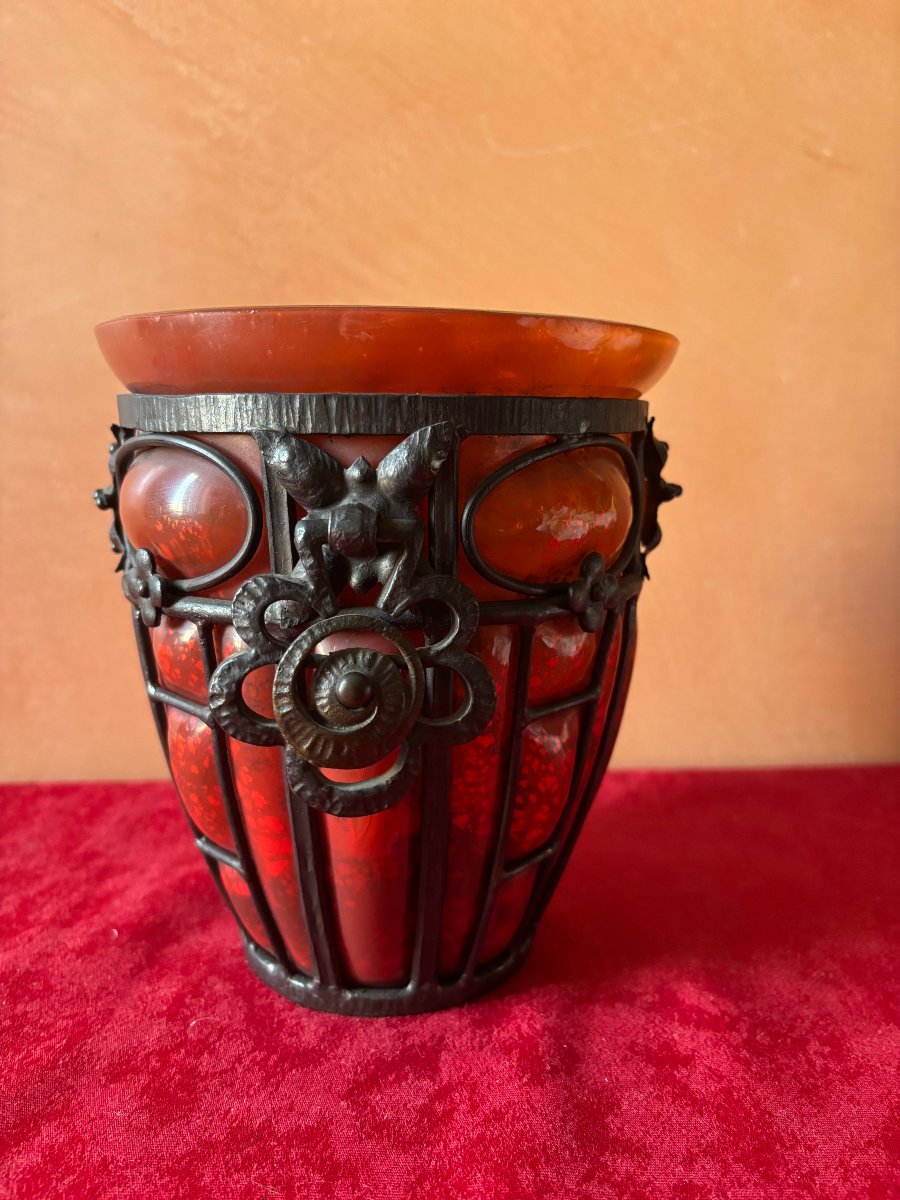 Vase Daum et Majorelle-photo-4
