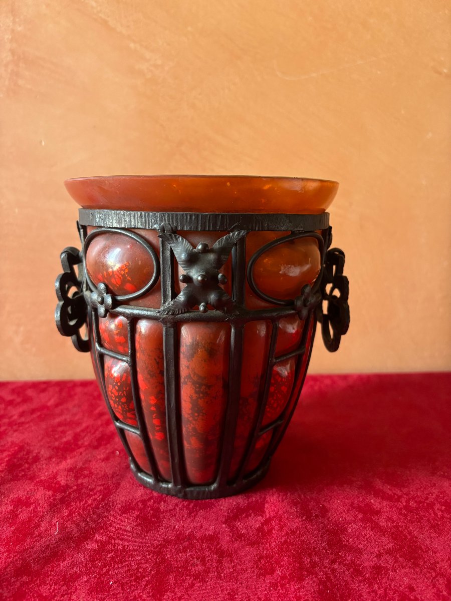 Vase Daum et Majorelle