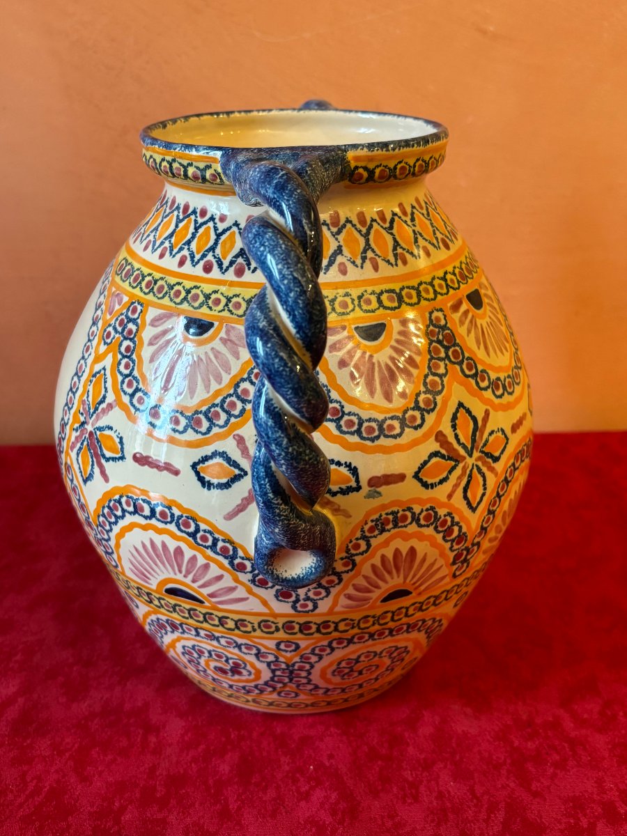 Henriot Vase In Quimper-photo-4