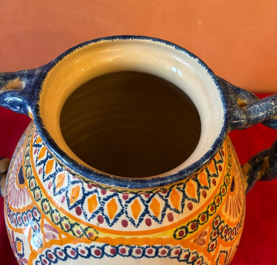 Henriot Vase In Quimper-photo-7