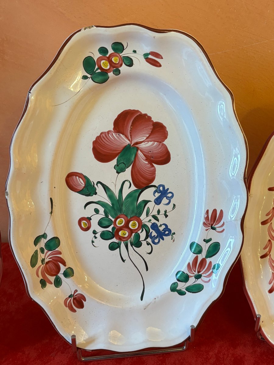 6 Earthenware Plates From The East-photo-3