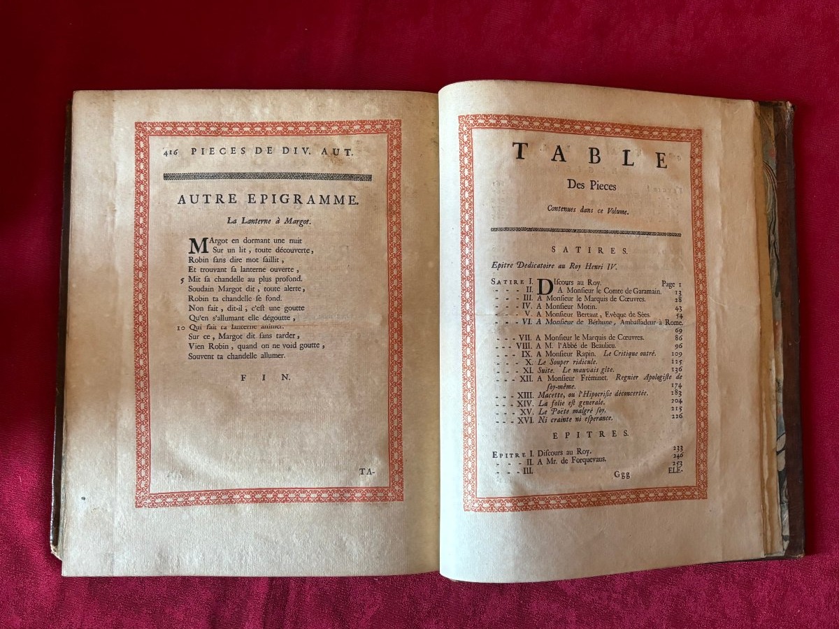 Book: *satires And Other Works* By Régnier-photo-5