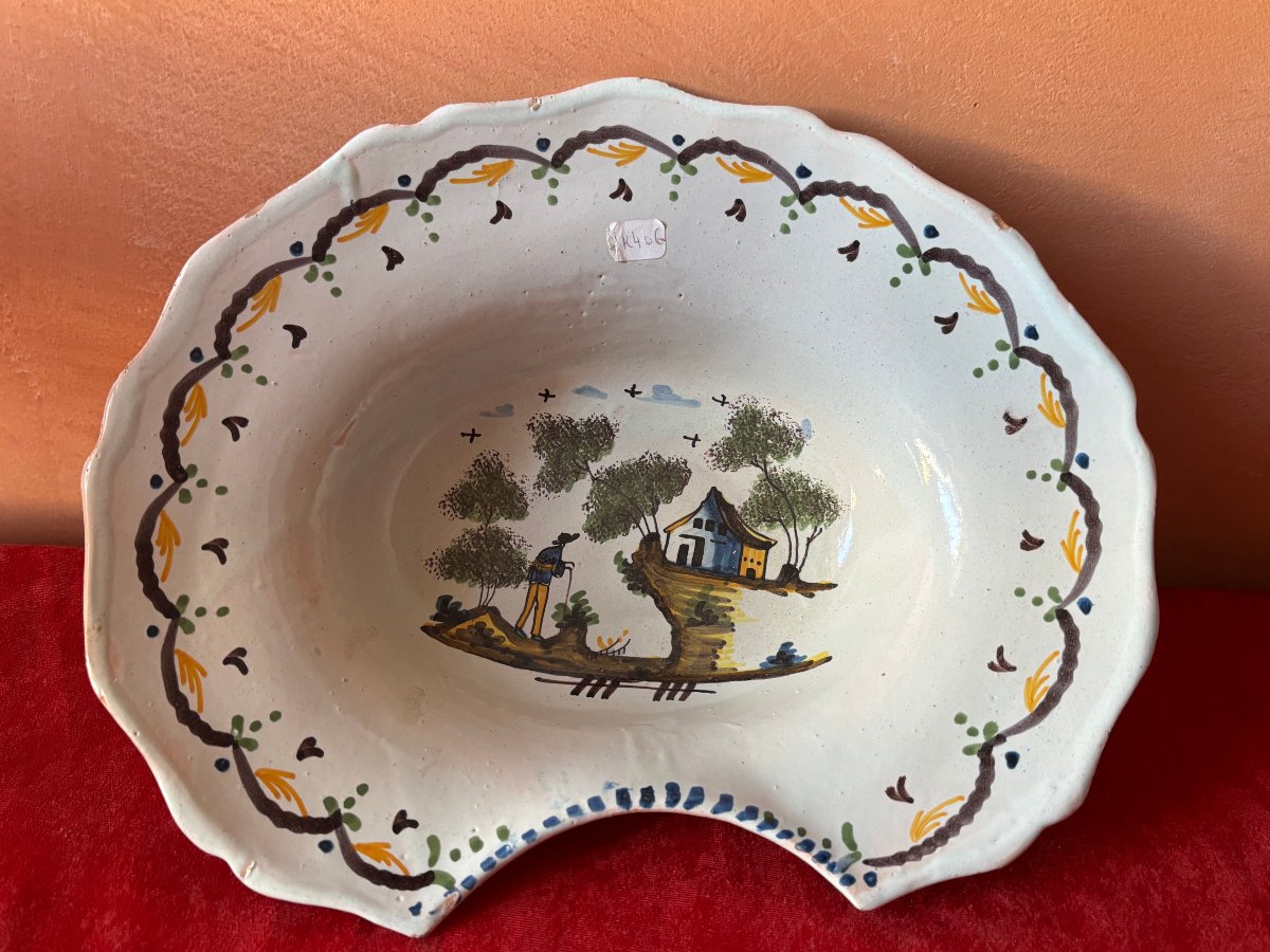 Plat à barbe du 18ème siècle