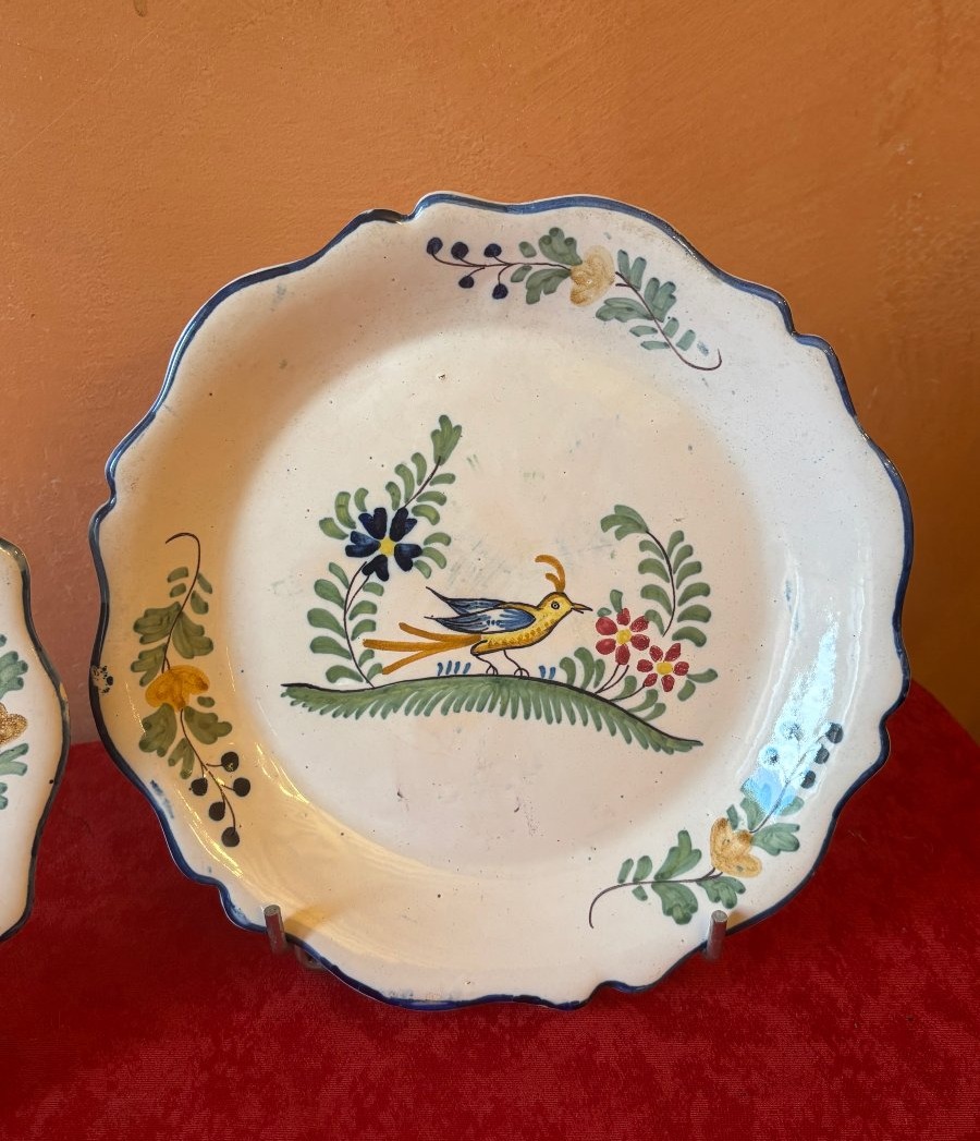 Paire d'assiettes 19ème siècle -photo-4