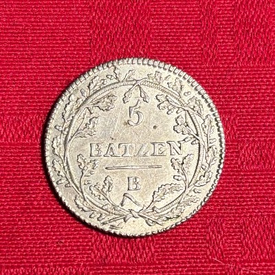 Pièce argent 5 Batzen Suisse-photo-2