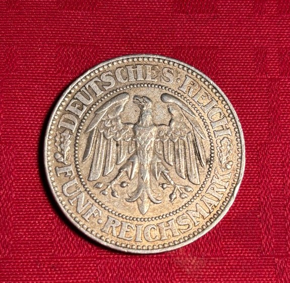 5 Reichsmark Silver Coin