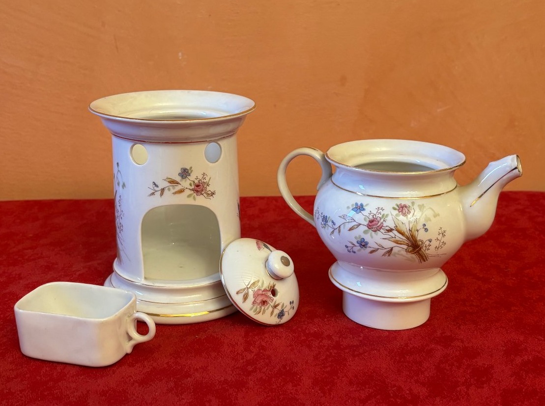 Tisanière en porcelaine 19ème siècle-photo-2