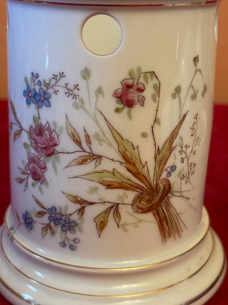 Tisanière en porcelaine 19ème siècle-photo-4