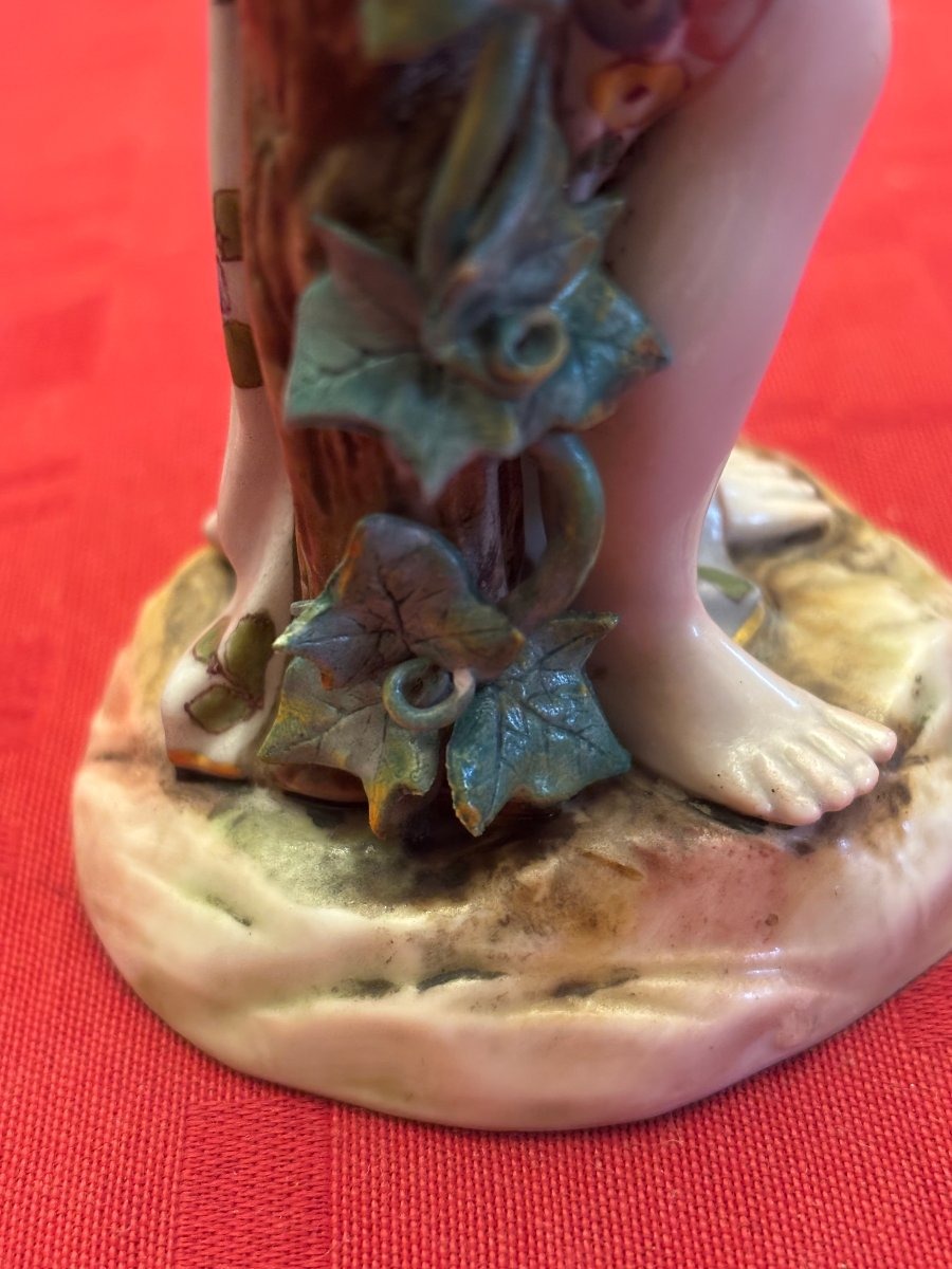 Paire de sujets en porcelaine fine-photo-4