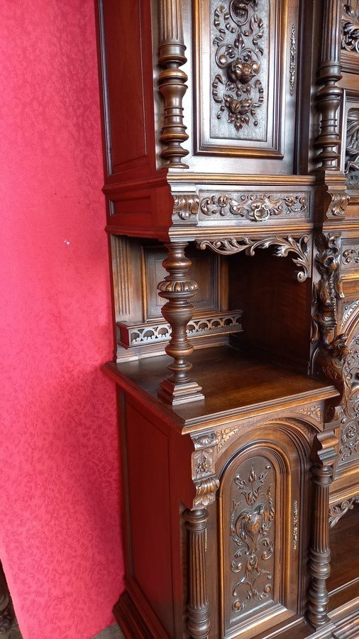 Neo Renaissance Walnut Cabinet-photo-2