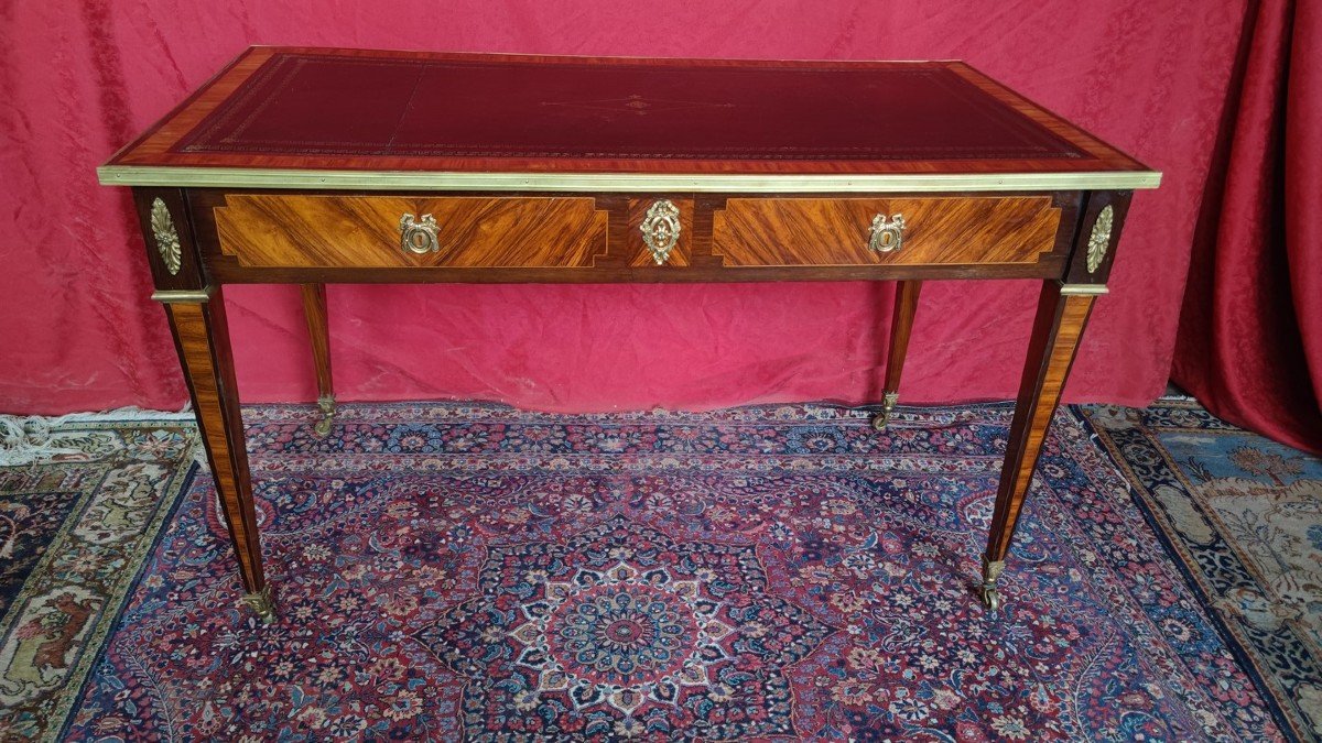 Louis XVI Style Flat Desk-photo-3