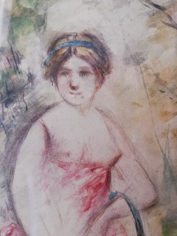 Watercolor Charles Chaplin-photo-3