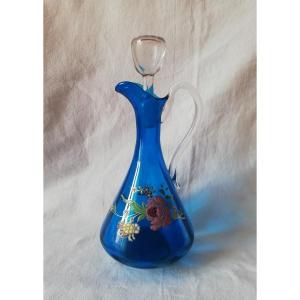 Carafe en verre émaillé 