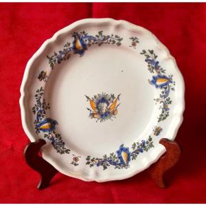 Moustier Plate With Flags