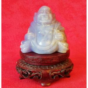 Petit bouddha en pierre 