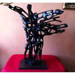 Sculpture en ébène 