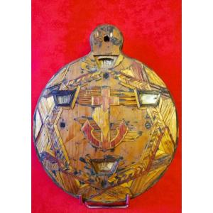 Straw Marquetry Calendar 