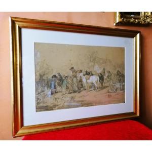 Framed Watercolor 